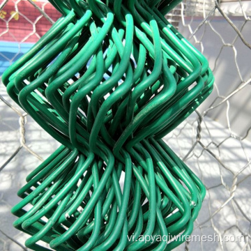 Lưới dây liên kết chuỗi mạ kẽm được phủ PVC